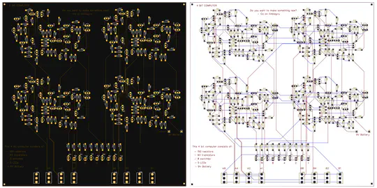 Design and assembly of a 4-bit adder